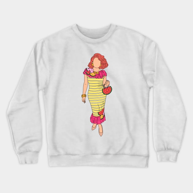 Jujubee Crewneck Sweatshirt by doctorbihcraft